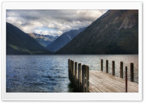 Lake Pontoon, New Zealand Ultra HD Wallpaper for 4K UHD Widescreen desktop, tablet & smartphone