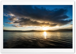 Lake Sunrise Ultra HD Wallpaper for 4K UHD Widescreen desktop, tablet & smartphone