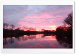 Lake, Sunset, Image 4K UHD Wallpaper for Widescreen and UltraWide Desktop, UltraHD TV, Smartphone, Tablet