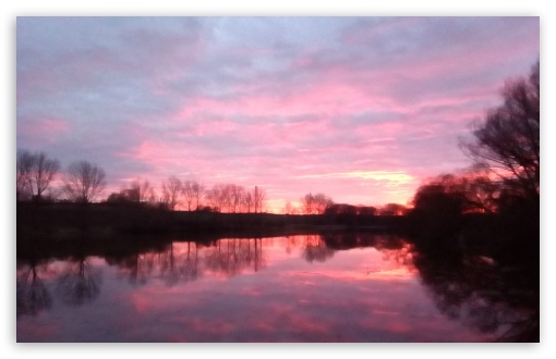 Lake, Sunset, Image UltraHD Wallpaper for HD 16:9 ; Widescreen 16:10 ; Fullscreen 4:3 ;