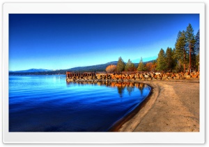 Lake Tahoe Ultra HD Wallpaper for 4K UHD Widescreen Desktop, Lockscreen, Screensaver, TV, Tablet, Smartphone