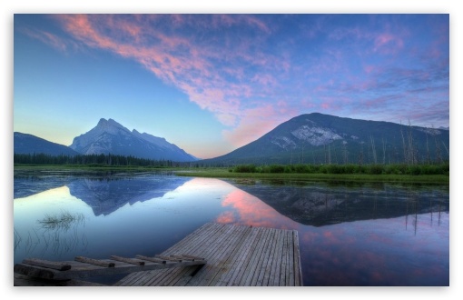 Lake With Reflection Of Mountain UltraHD Wallpaper for HD 16:9 ; Widescreen 16:10 5:3 ; Fullscreen 4:3 5:4 3:2 ;