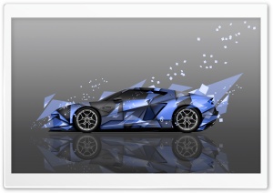 Lamborghini Asterion Side Abstract Aerography Car design by Tony Kokhan Ultra HD Wallpaper for 4K UHD Widescreen desktop, tablet & smartphone