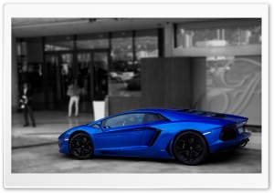 Lamborghini Aventador Blue Ultra HD Wallpaper for 4K UHD Widescreen desktop, tablet & smartphone