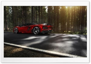 Lamborghini Aventador Mansory Forest Ultra HD Wallpaper for 4K UHD Widescreen desktop, tablet & smartphone