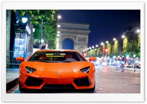 Lamborghini Aventador Night Shot Ultra HD Wallpaper for 4K UHD Widescreen desktop, tablet & smartphone