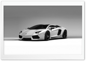 Lamborghini Aventador White Ultra HD Wallpaper for 4K UHD Widescreen desktop, tablet & smartphone