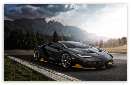 Lamborghini Centenario, Mountain Landscape UltraHD Wallpaper for UHD 16:9 ; HD 16:9 ; UltraWide 21:9 24:10 32:9 32:10 ; Widescreen 16:10 5:3 ; Fullscreen 4:3 5:4 3:2 ; Dual 16:10 5:3 16:9 4:3 5:4 3:2 ;