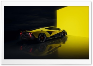 Lamborghini Fenomeno Hypercar Rear View 4K UHD Wallpaper for Widescreen and UltraWide Desktop, UltraHD TV, Smartphone, Tablet