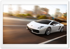 Lamborghini Gallardo LP560 White Ultra HD Wallpaper for 4K UHD Widescreen desktop, tablet & smartphone