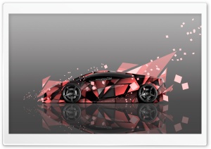 Lamborghini Gallardo Side Abstract Aerography Car design by Tony Kokhan Ultra HD Wallpaper for 4K UHD Widescreen desktop, tablet & smartphone