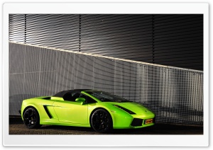 Lamborghini Gallardo Spyder Green Ultra HD Wallpaper for 4K UHD Widescreen desktop, tablet & smartphone
