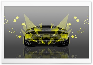 Lamborghini Huracan Back Abstract Aerography Car design by Tony Kokhan Ultra HD Wallpaper for 4K UHD Widescreen desktop, tablet & smartphone