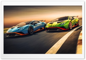 Lamborghini Huracan Racing Supercars 4K UHD Wallpaper for Widescreen and UltraWide Desktop, UltraHD TV, Smartphone, Tablet