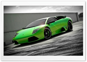 Lamborghini Murcielago Green Ultra HD Wallpaper for 4K UHD Widescreen desktop, tablet & smartphone