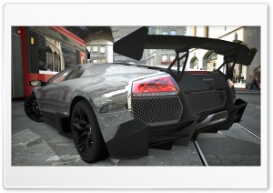 Lamborghini Murcielago LP670-4 Chrome Ultra HD Wallpaper for 4K UHD Widescreen desktop, tablet & smartphone