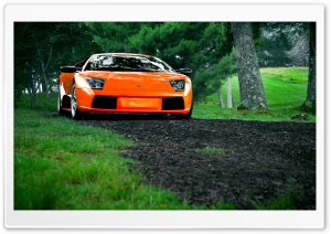 Lamborghini Murcielago Orange Ultra HD Wallpaper for 4K UHD Widescreen desktop, tablet & smartphone