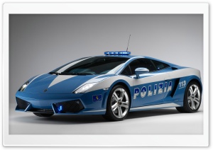 Lamborghini Police Car Ultra HD Wallpaper for 4K UHD Widescreen desktop, tablet & smartphone