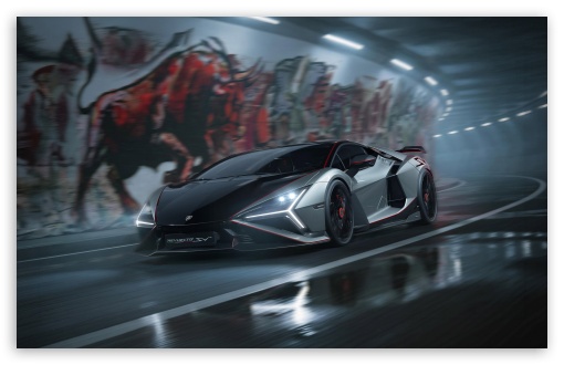 Lamborghini Revuelto SV UltraHD Wallpaper for Widescreen 16:10 ;