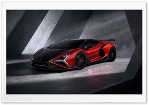 Lamborghini Revuelto SV 4K UHD Wallpaper for Widescreen and UltraWide Desktop, UltraHD TV, Smartphone, Tablet
