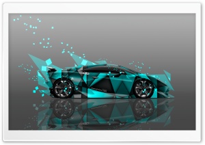 Lamborghini Sesto Elemento Abstract Aerography Car design by Tony Kokhan Ultra HD Wallpaper for 4K UHD Widescreen desktop, tablet & smartphone