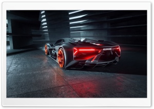 Lamborghini Terzo Millennio Electric Hypercar Rear Ultra HD Wallpaper for 4K UHD Widescreen desktop, tablet & smartphone