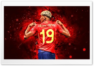 Lamine Yamal 4K UHD Wallpaper for Widescreen and UltraWide Desktop, UltraHD TV, Smartphone, Tablet