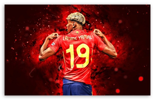 Lamine Yamal UltraHD Wallpaper for UHD 16:9 ; HD 16:9 ; Widescreen 16:10 5:3 ;