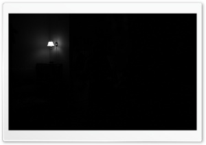 Lamp In Darkness Ultra HD Wallpaper for 4K UHD Widescreen desktop, tablet & smartphone