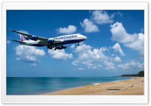 Landing at Beach Ultra HD Wallpaper for 4K UHD Widescreen desktop, tablet & smartphone