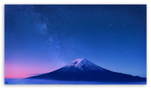 Landscape Mountain Milky Way by Yakub Nihat UltraHD Wallpaper for 8K UHD TV 16:9 Ultra High Definition 2160p 1440p 1080p 900p 720p ; Mobile 16:9 - 2160p 1440p 1080p 900p 720p ;