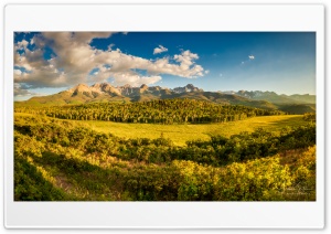 Landscape, Sneffels Range, San Juan Mountains, Panorama, Colorado 4K UHD Wallpaper for Widescreen and UltraWide Desktop, UltraHD TV, Smartphone, Tablet