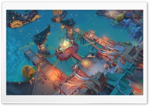 Lantern Rite, Genshin Impact Luna IV A Traveler on a Winter's Night 4K UHD Wallpaper for Widescreen and UltraWide Desktop, UltraHD TV, Smartphone, Tablet