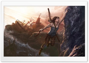 Lara Croft A Survivor Is Born Ultra HD Wallpaper for 4K UHD Widescreen desktop, tablet & smartphone