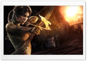 Lara Croft Bow and Arrow Ultra HD Wallpaper for 4K UHD Widescreen desktop, tablet & smartphone