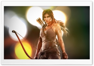 Lara Croft Enhanced Wallpaper Ultra HD Wallpaper for 4K UHD Widescreen desktop, tablet & smartphone