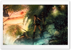 Lara Croft Jungle Ultra HD Wallpaper for 4K UHD Widescreen desktop, tablet & smartphone