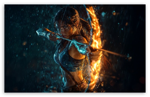 Lara Croft, Tomb Rider, Digital Art, FanArt, Bow and Arrow UltraHD Wallpaper for UHD 16:9 ; HD 16:9 ; UltraWide 21:9 24:10 32:9 32:10 ; Widescreen 16:10 5:3 ; Fullscreen 4:3 5:4 3:2 ; Tablet 1:1 ; Mobile 9:16 9:19.5 9:20 10:16 2:3 3:5 3:4 ; Dual 16:10 5:3 16:9 4:3 5:4 3:2 ;