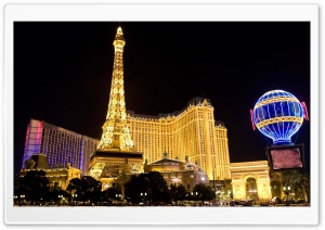 Las Vegas At Night Ultra HD Wallpaper for 4K UHD Widescreen desktop, tablet & smartphone