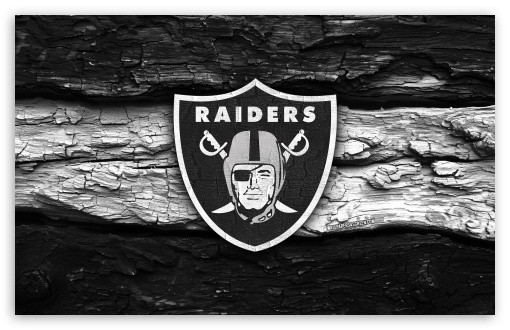 Las Vegas Raiders Wooden Logo UltraHD Wallpaper for Widescreen 16:10 ;