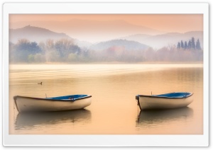 Late Afternoon In Banyoles, Spain Ultra HD Wallpaper for 4K UHD Widescreen desktop, tablet & smartphone