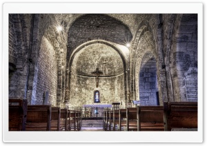 Le Castellet Medieval Church Ultra HD Wallpaper for 4K UHD Widescreen desktop, tablet & smartphone