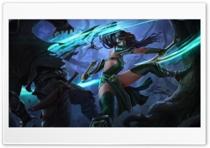 League of Legends Akali 4K UHD Wallpaper for Widescreen and UltraWide Desktop, UltraHD TV, Smartphone, Tablet
