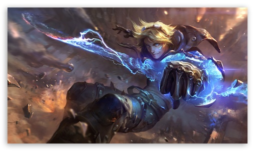 League of Legends Ezreal 4K UHD Background Wallpaper for UltraHD Desktop and TV : Smartphone and Tablet Devices
