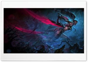 League of Legends Headhunter Akali 4K UHD Wallpaper for Widescreen and UltraWide Desktop, UltraHD TV, Smartphone, Tablet
