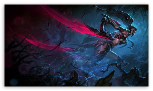 League of Legends Headhunter Akali 4K UHD Background Wallpaper for UltraHD Desktop and TV : Smartphone and Tablet Devices