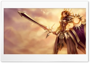 League of Legends Leona 4K UHD Wallpaper for Widescreen and UltraWide Desktop, UltraHD TV, Smartphone, Tablet