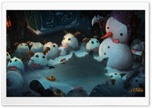 League of Legends Snowman Ultra HD Wallpaper for 4K UHD Widescreen desktop, tablet & smartphone