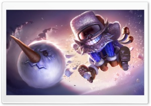 League Of Legends Snowman  Concept Art Ultra HD Wallpaper for 4K UHD Widescreen desktop, tablet & smartphone