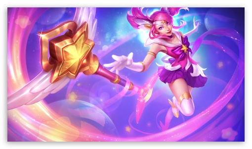 League of Legends Star guardian Lux 4K UHD Background Wallpaper for UltraHD Desktop and TV : Smartphone and Tablet Devices